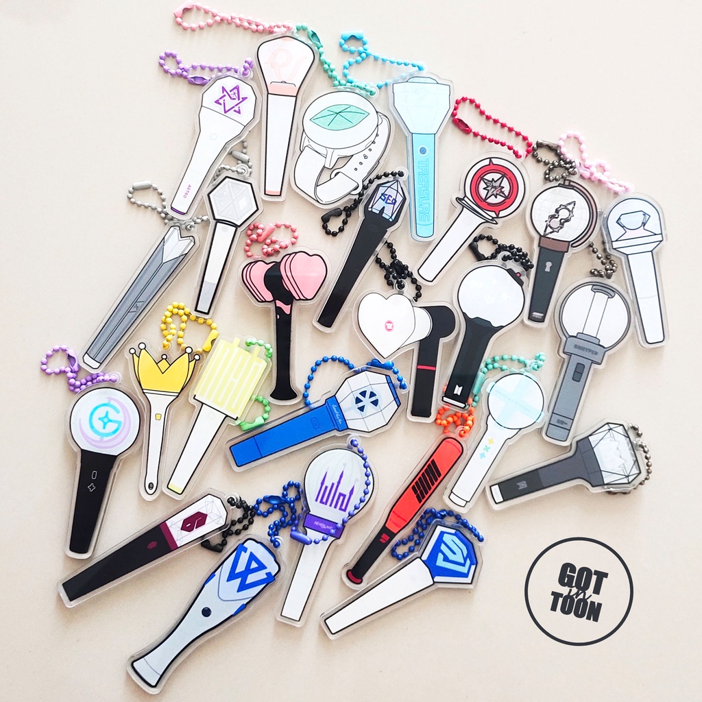 Kpop lightstick keychain store