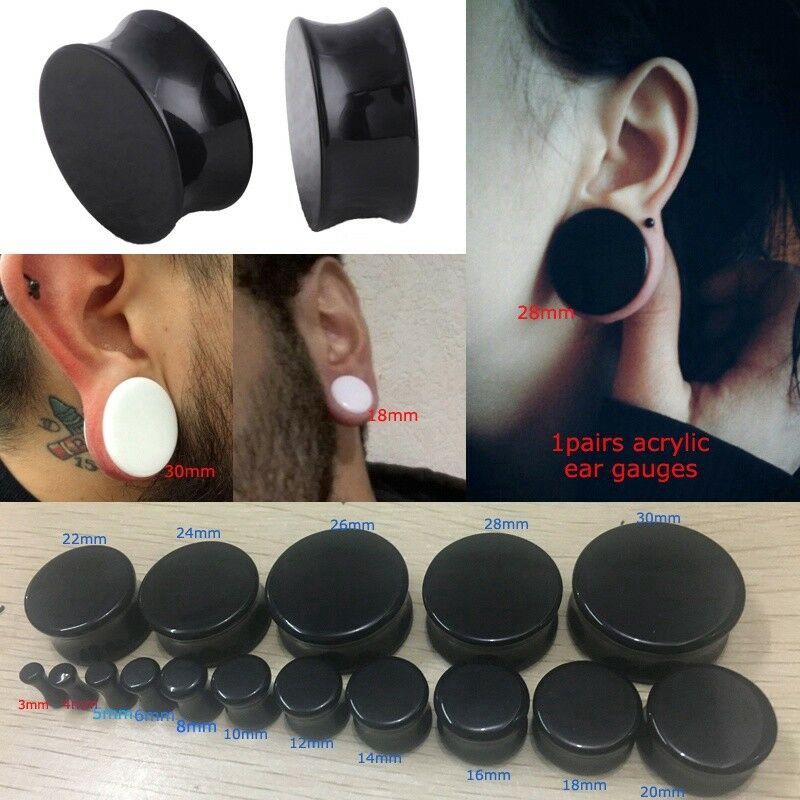 Mens on sale gauge earrings