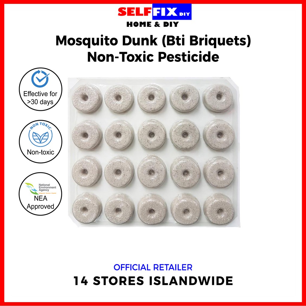 Mosquito Dunk Bti Briquets 20 Pcs Pack (Non Toxic Mosquito killer