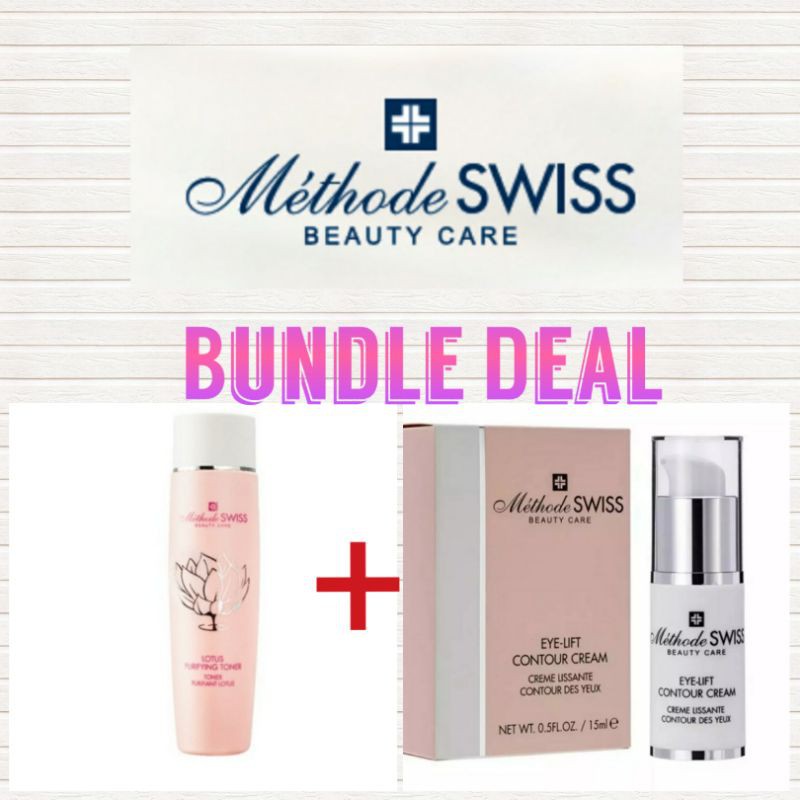 Methode Swiss Bundle Deal (Eye Cream + Toner) | Shopee Singapore