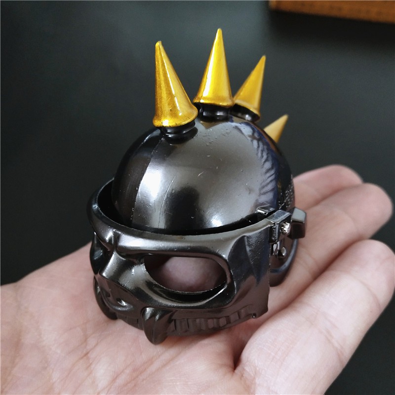 Game PUBG Keychain Armor can open Level 3 Helmet Key Chains Alloy Pendant Accessories kids Toy Gifts Size 6CM Shopee Singapore