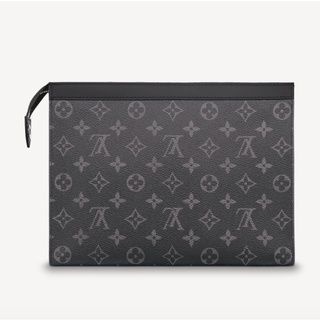 Lv men's clutch bag Louis Vuitton black and blue preorder, Luxury, Bags &  Wallets on Carousell