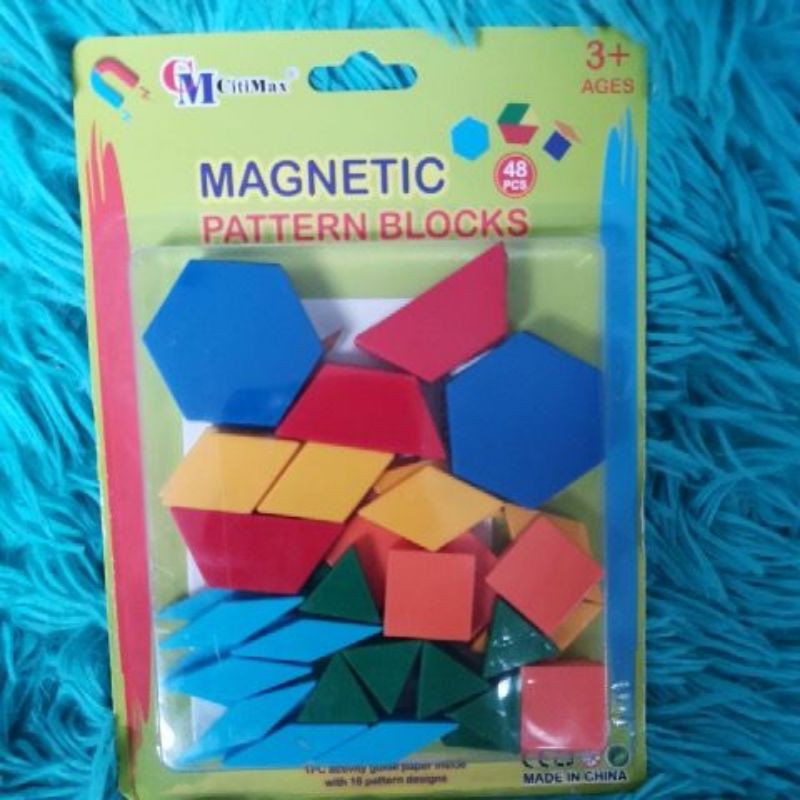 Magnetic Pattern Blocks 48 Pcs | Shopee Singapore