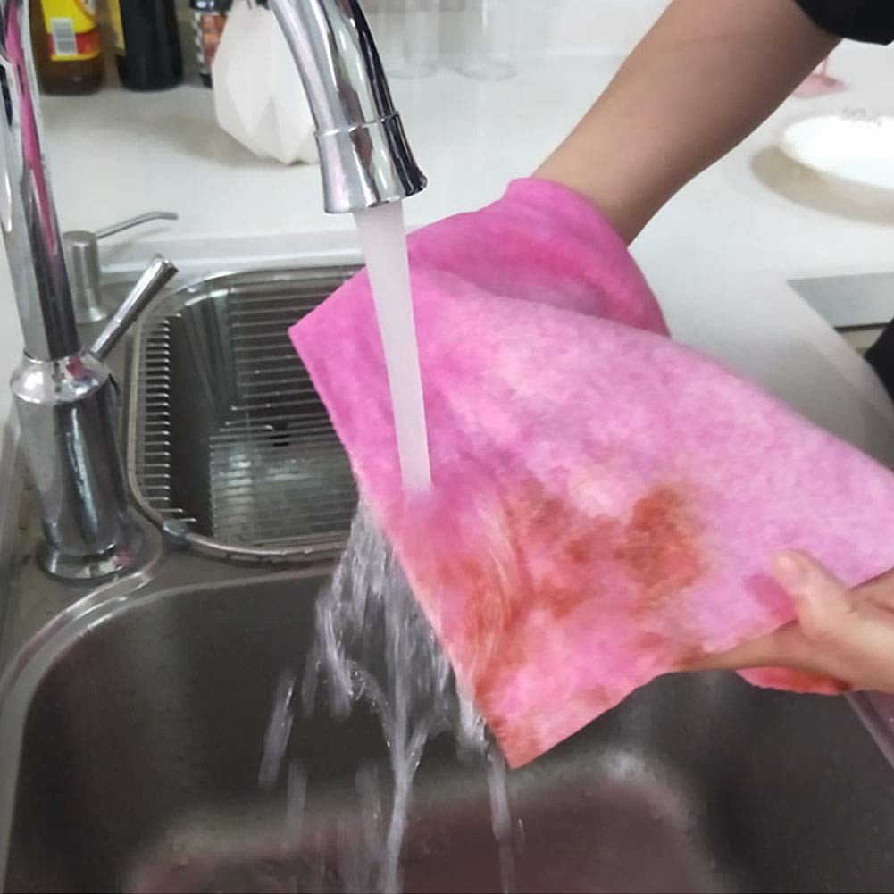 Cleaning Cloth LintFree Soft Kitchen Rags Super Absorbent Coconut Shell Shopee Singapore