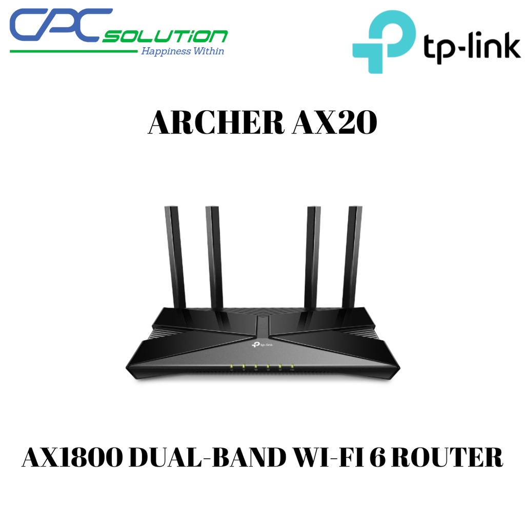 TPLink Archer AX20 3 Years Warranty Shopee Singapore