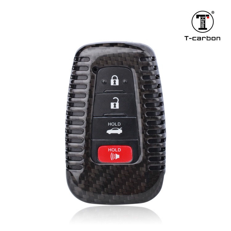 For Toyota CHR, ALTIS, Camry T-Carbon® Real Carbon Fiber Keyless Fob ...