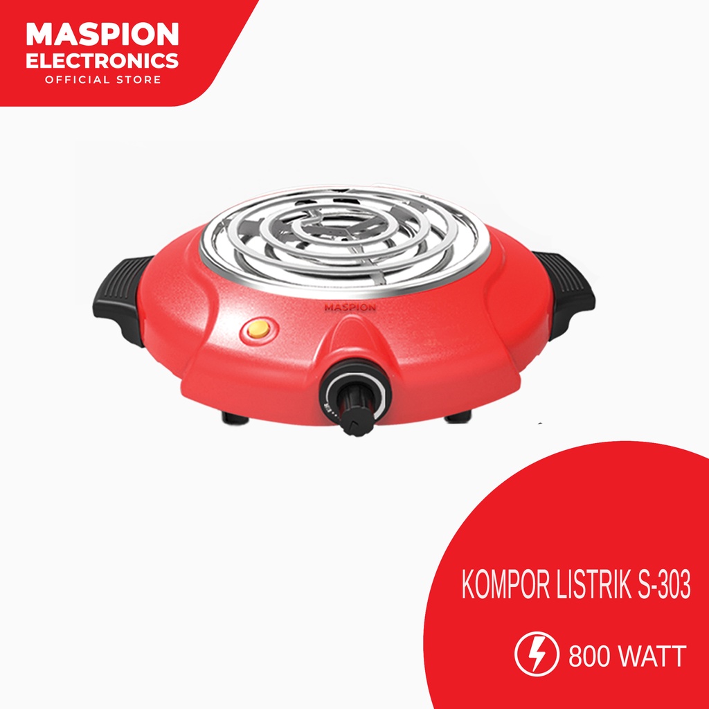 Maspion Electric Stove Kompor Listrik 1 Tungku S-303 - Gambar 2