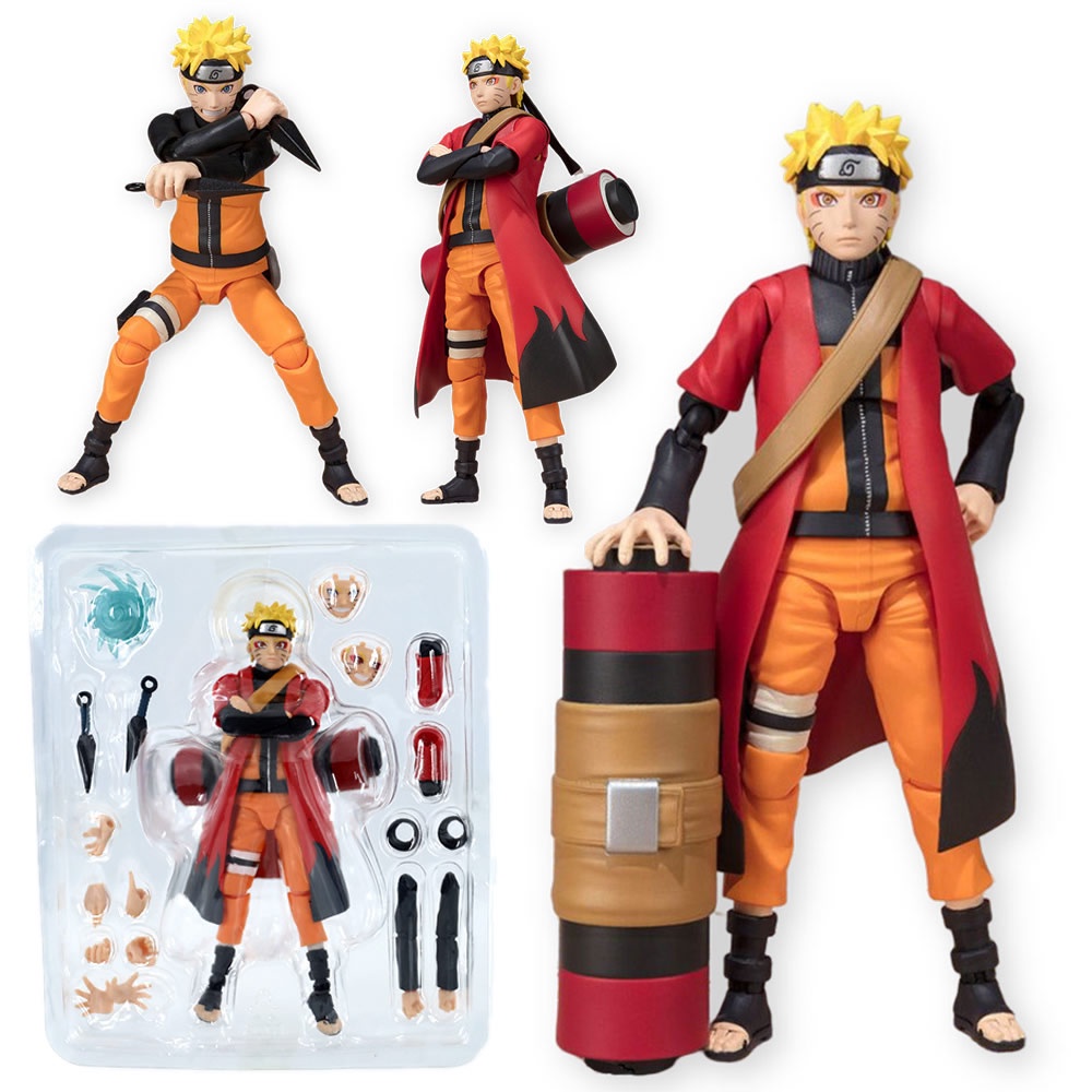 Naruto Uzumaki Action Figure Cartoon NARUTO Figurine Change Face