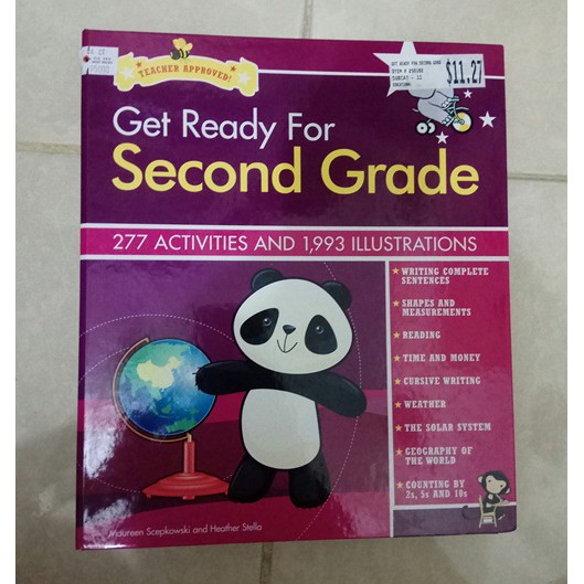 Get Ready For Second Grade (Kids's Books Imported) Shopee Singapore