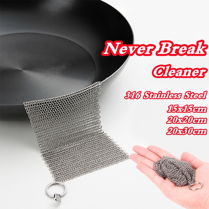 Never Break Kitchen Cleaner 316 Stainless Steel Dishwashing Tools Pot