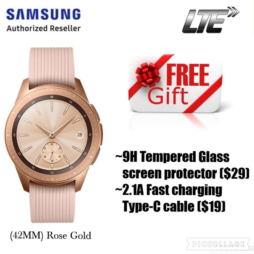 Galaxy watch lte hot sale rose gold