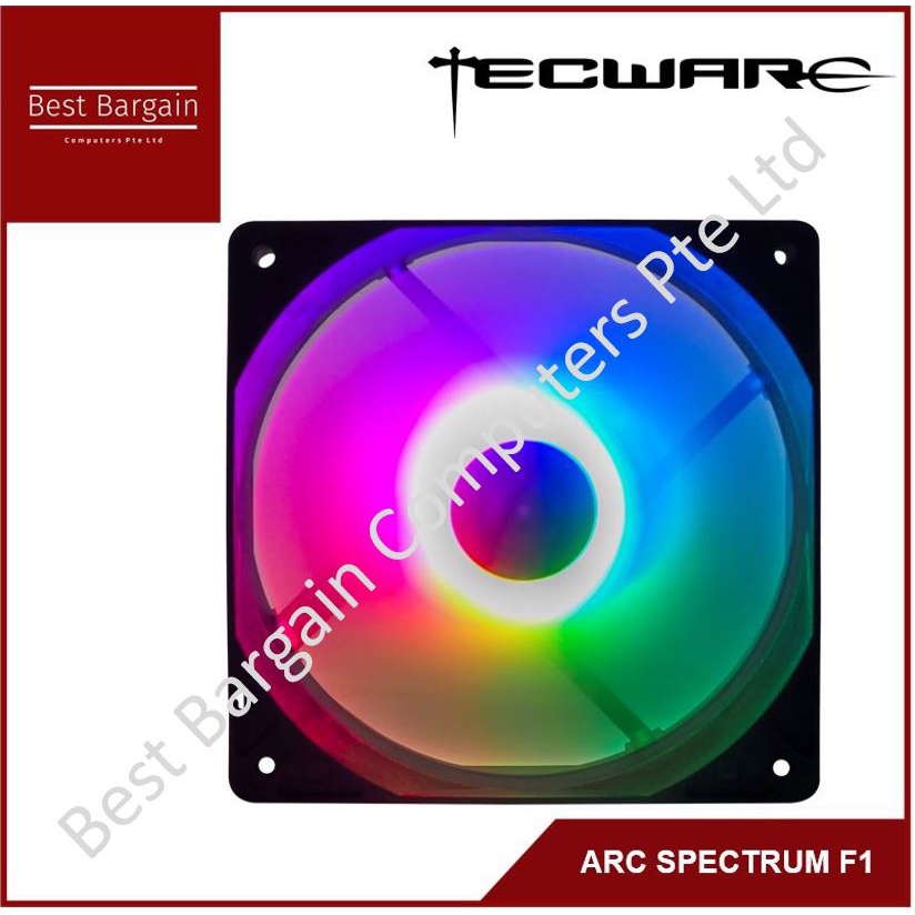 Best Bargain TECWARE ARC SPECTRUM F1 DUAL 120MM RGB FANS (REQUIRE ARC
