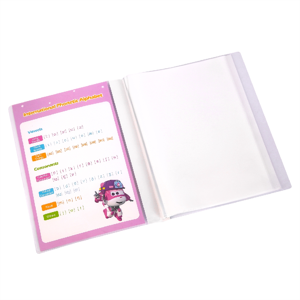 Deli Super Wings Display Book 0,6mm bahan PP, Saku 0,03mm A4 2 Warna EZ55702 - Gambar 2