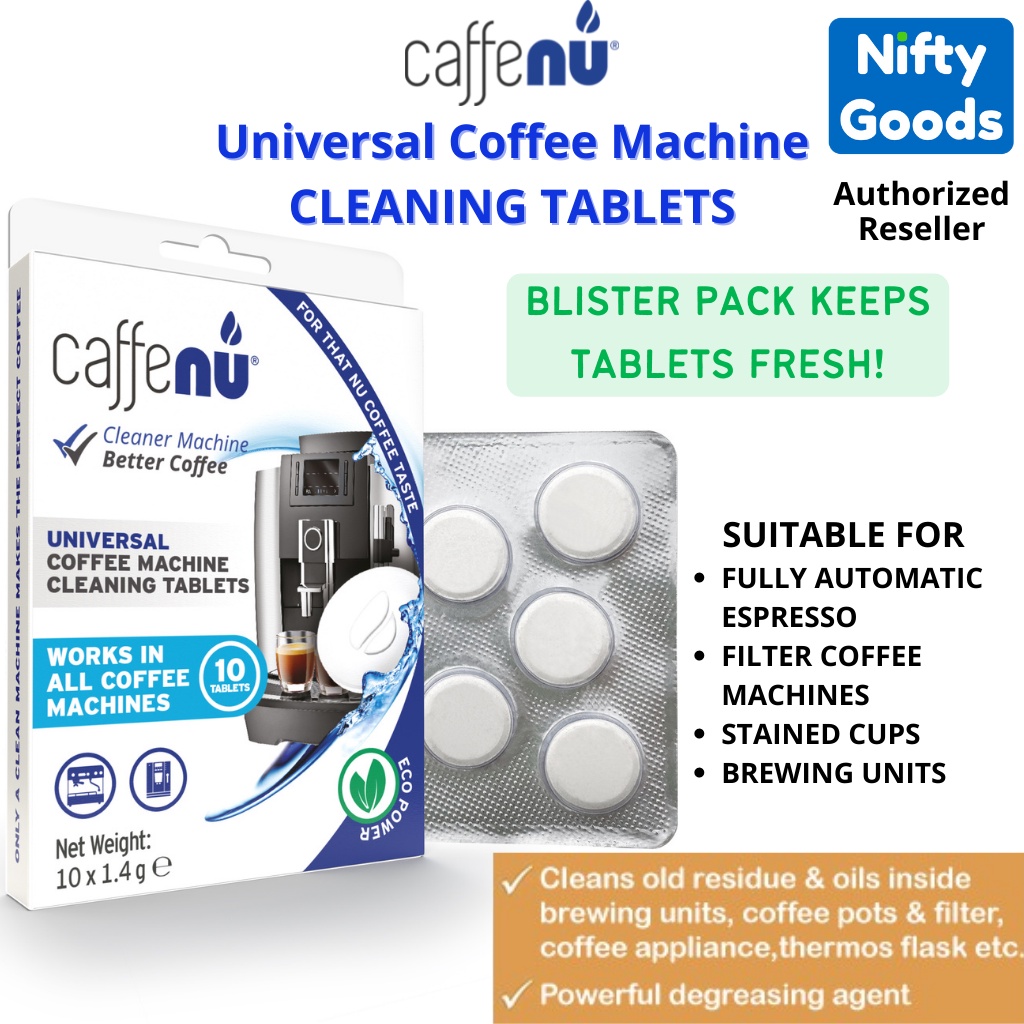 🌎 Caffenu Espresso Coffee Machine Cleaning Tablet Breville Jura