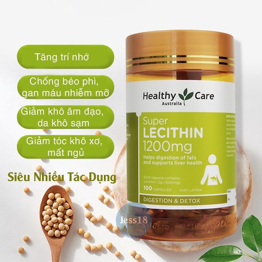 Soy Sprouts Lecithin Healthy Care 1200mg Helps To Beautify The Skin To