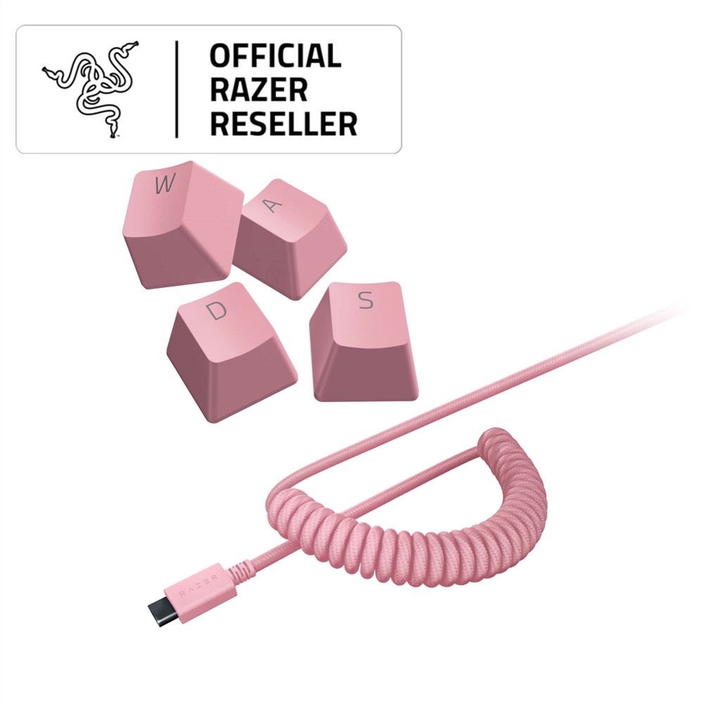 Razer Pbt Keycap Coiled Cable Upgrade Set Shopee Singapore 6948