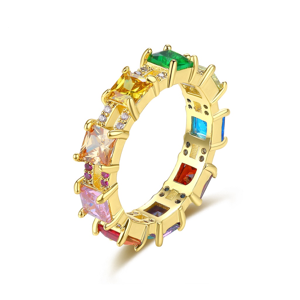 Rainbow on sale metal ring