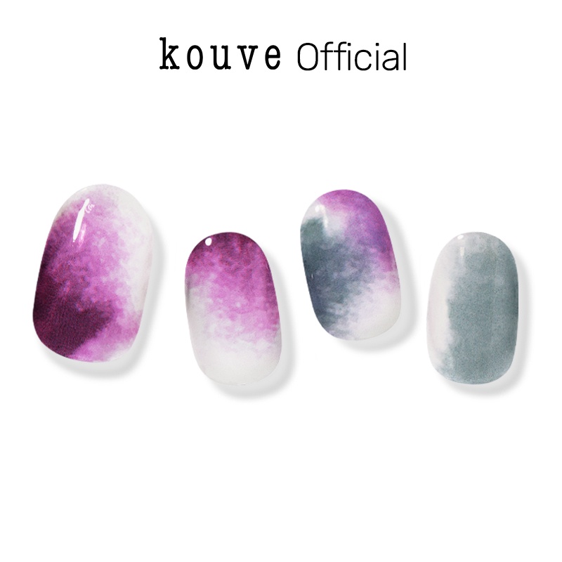 [Kouve Official] 6004 Plum Touch by Park Yeonkyung_DIY Gel Nail Sticker ...