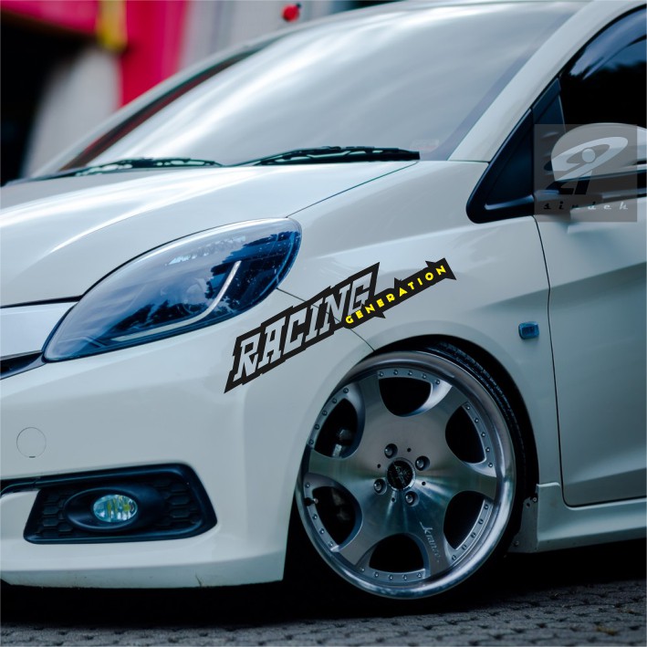 Cutting COOL RACING CAR STICKER VARIATIONS ON BUMPER CAR STICKER ...