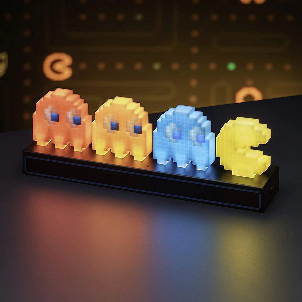 Icon Light Pac Man Pixel Lamp Visual Illusion 3D Game Icon Light LAMP ...