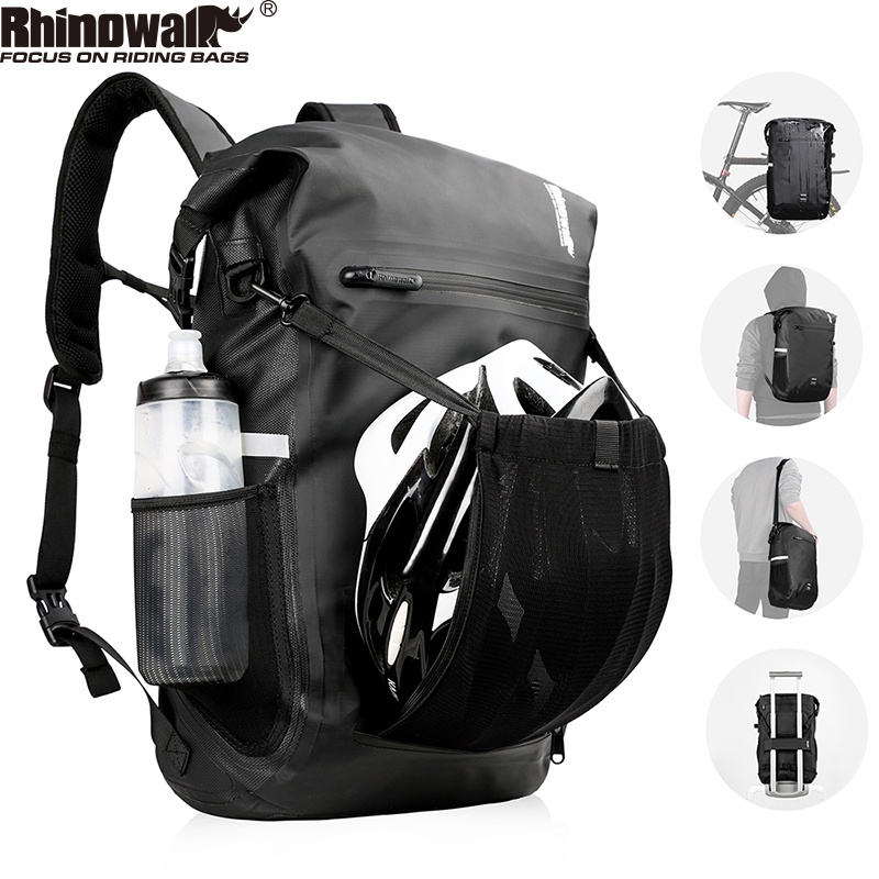 Rhinowalk 22L bike bag waterproof bicycle pannier bag men's