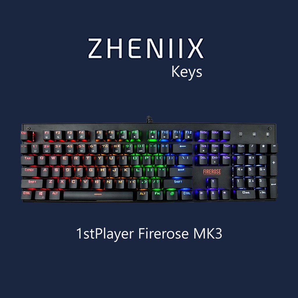 1STPLAYER Firerose MK3 Mechanical Keyboard | Shopee Singapore