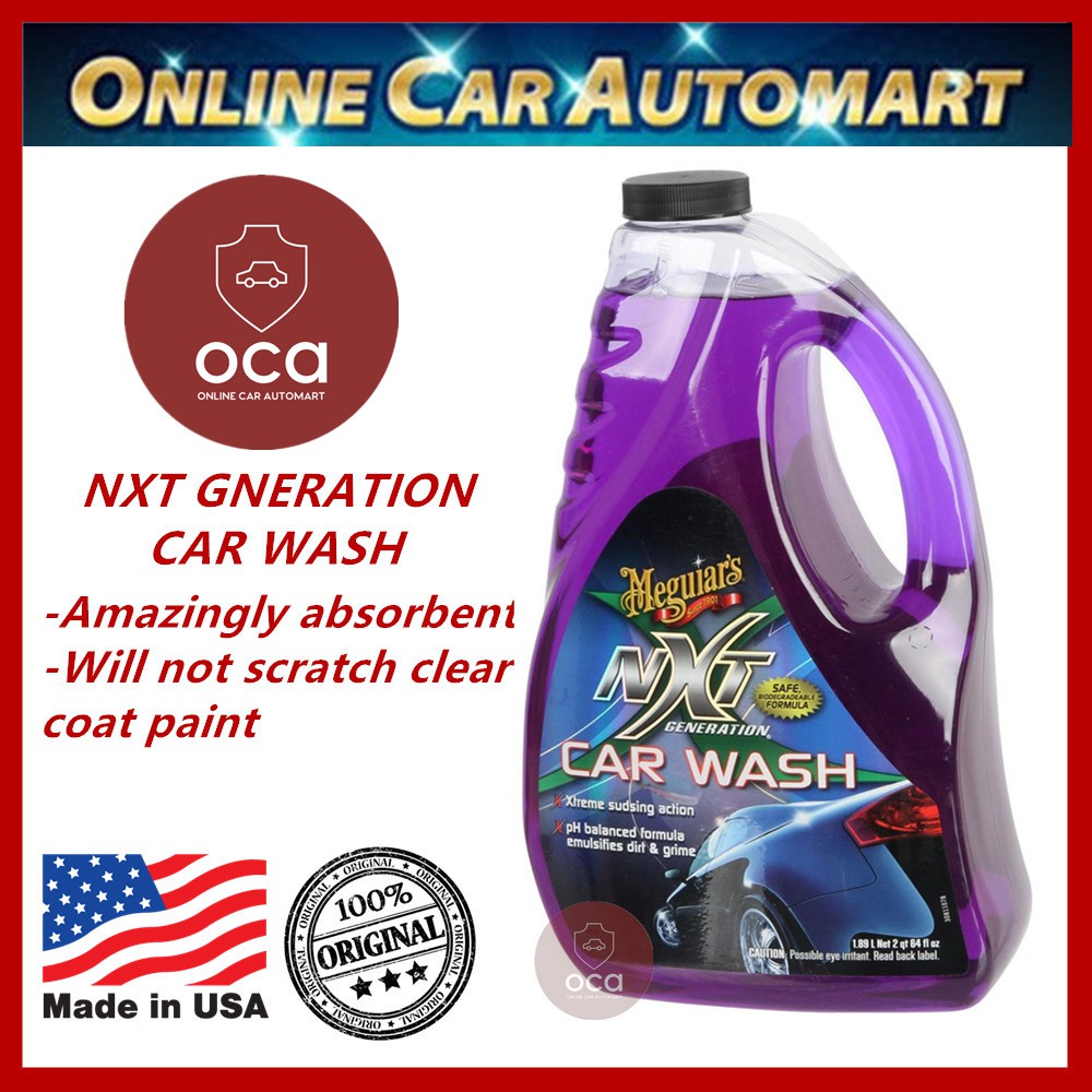 Meguiar's G12664 NXT Generation Car Wash Shampoo 1.8L Meguiars Shampoo Shopee Singapore