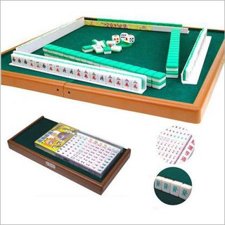 Hot Mini 22MM/24MM Portable Travel Mahjong Set Carry Bag Mah-jong With  Leather Table Mat Indoor Entertainment Majiang Board Game - AliExpress