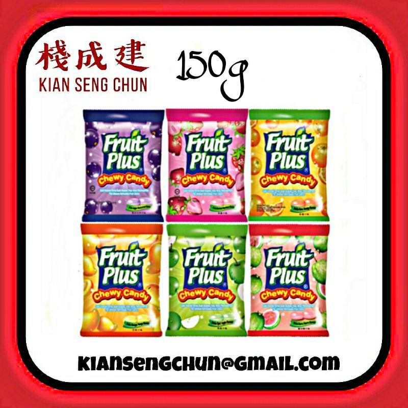 150g Fruit Plus Candy Shopee Singapore