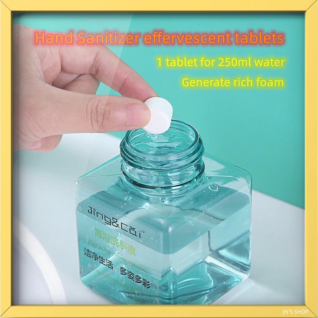 10 PCS/Pack Hand Sanitizer Effervescent Tablets Automatic Foam Soap 1PCS For 250ml Potpourri