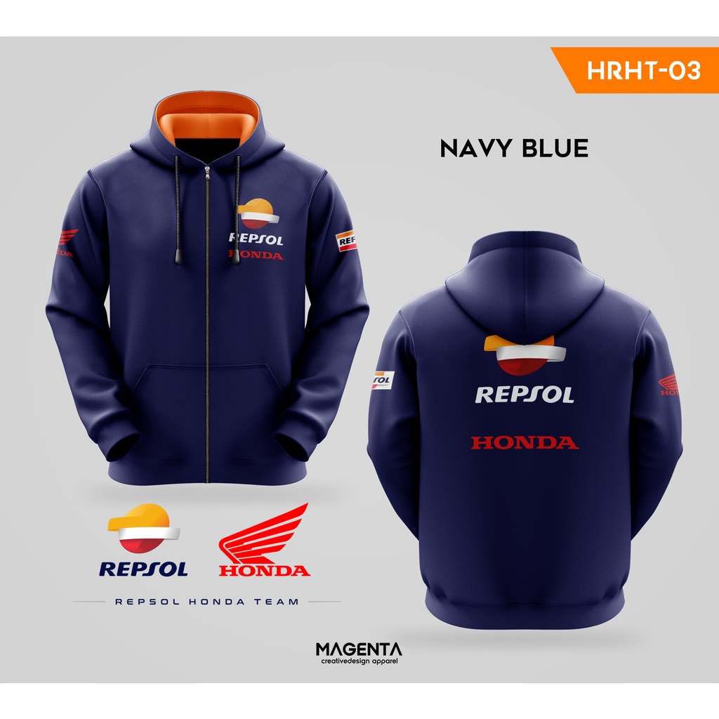 Motogp Hoodie Zipper Jacket - Repsol Honda Team | Shopee Singapore