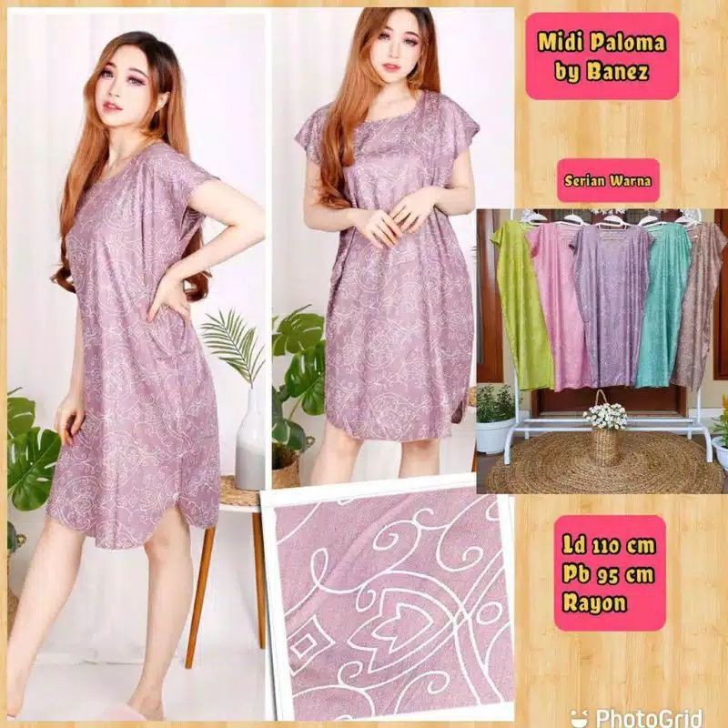 Paloma Midi / Banez Daster / Teenage Daster / Homedress / Daster ...