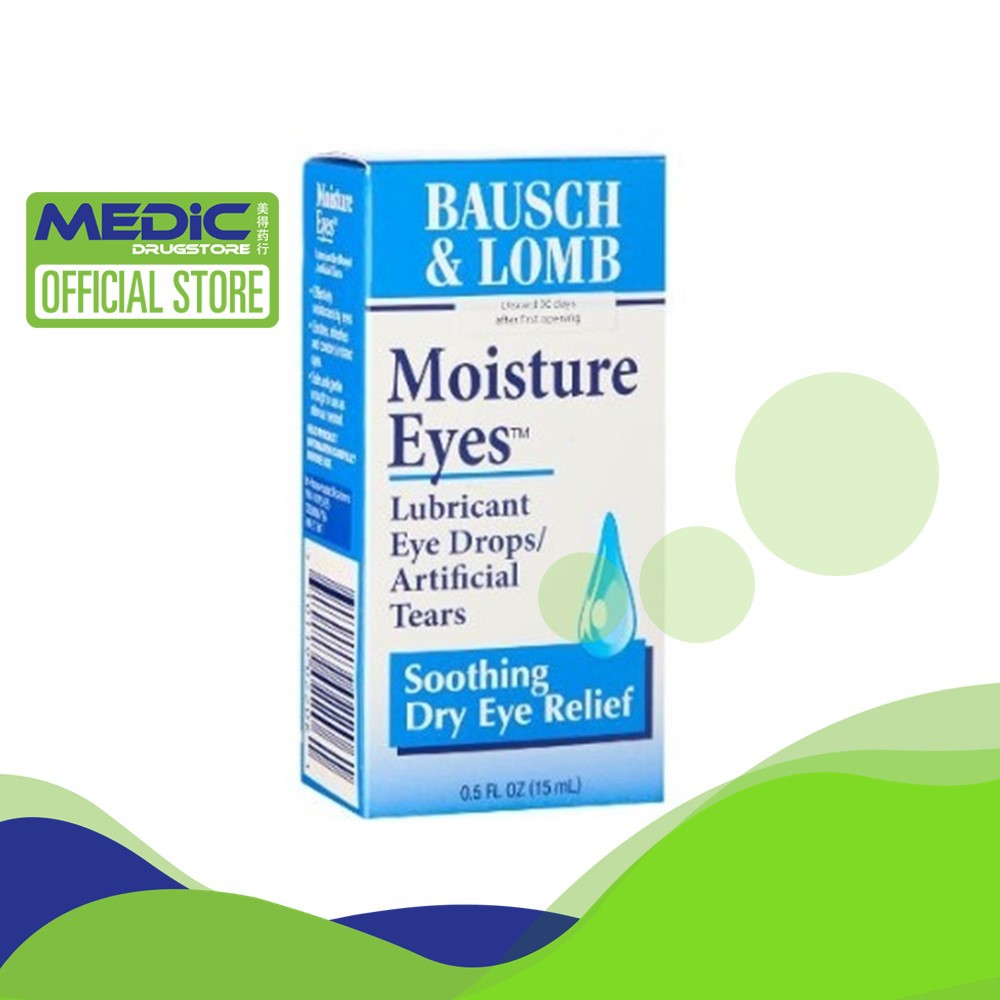 [Bundle of 3] Bausch + Lomb Moisture Eyes Lubricant Eye Drops