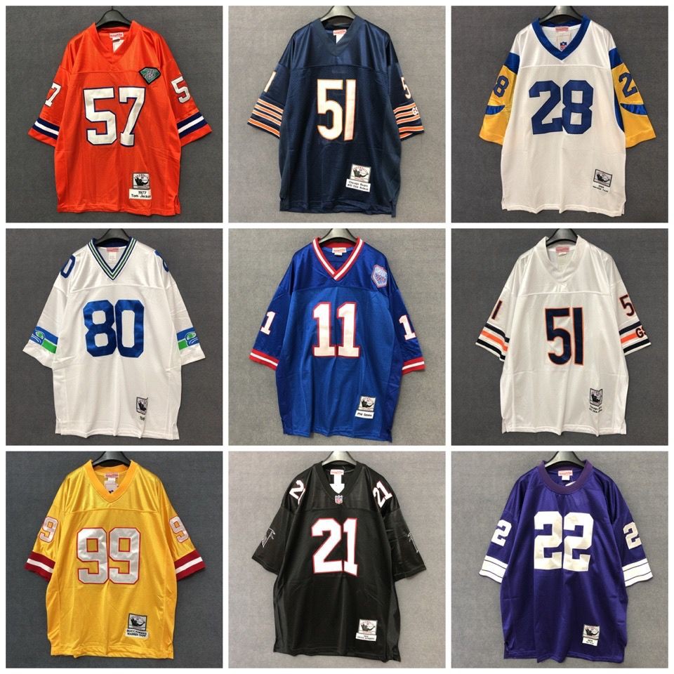 Nfl Jersey Rugby American Football Jersey vintage European American Trendy  Hip-Hop Street Dance Loose Large Size Summer Half-Sleeved T-Shirt Baseball  Jersey Iceball Jers