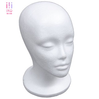 Female Bald Mannequin Head Wig Display Model Long Neck With Makeup  Professional 19inch Wig Holder Manikin For Hairpieces Wigs Making Styling