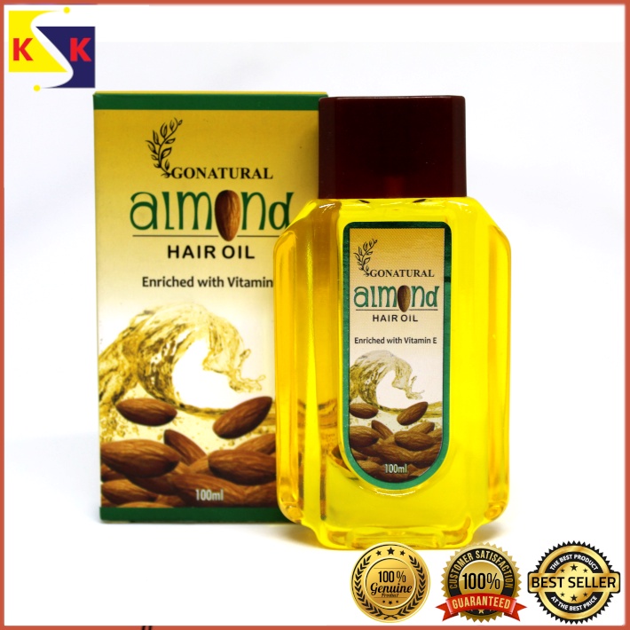 Gonatural Almond Hair Oil (100ml/200ml) 100 Natural ( Safe for Babies ) Shopee Singapore