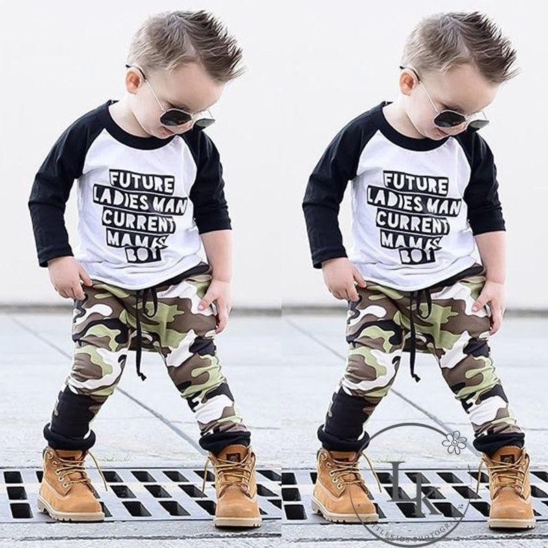 Infant boy camo outlet clothing