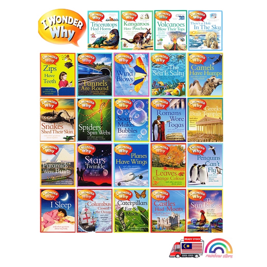 I Wonder Why Collection (24 Books) | Shopee Singapore