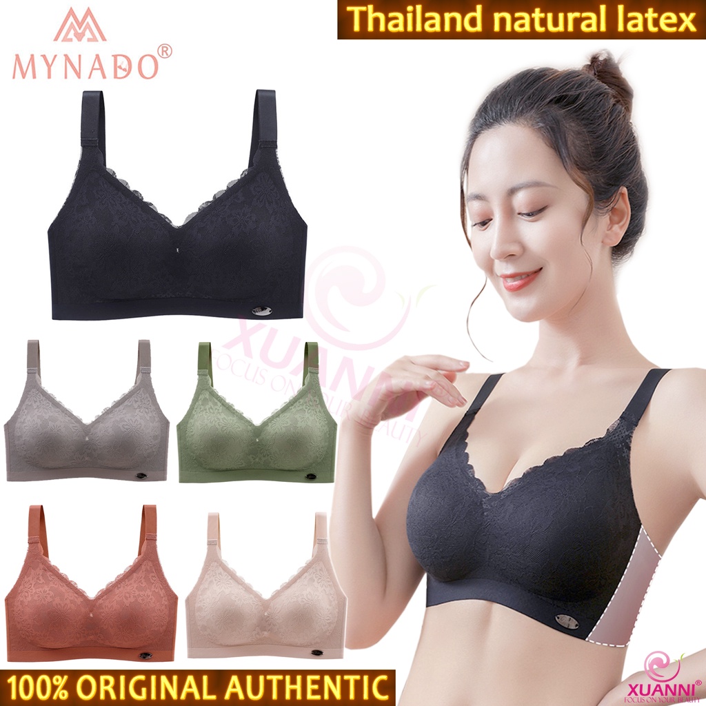 Mynado Latex Lace Underwear Bra Traceless Bra Sexy Bra No Underwire Shopee Singapore