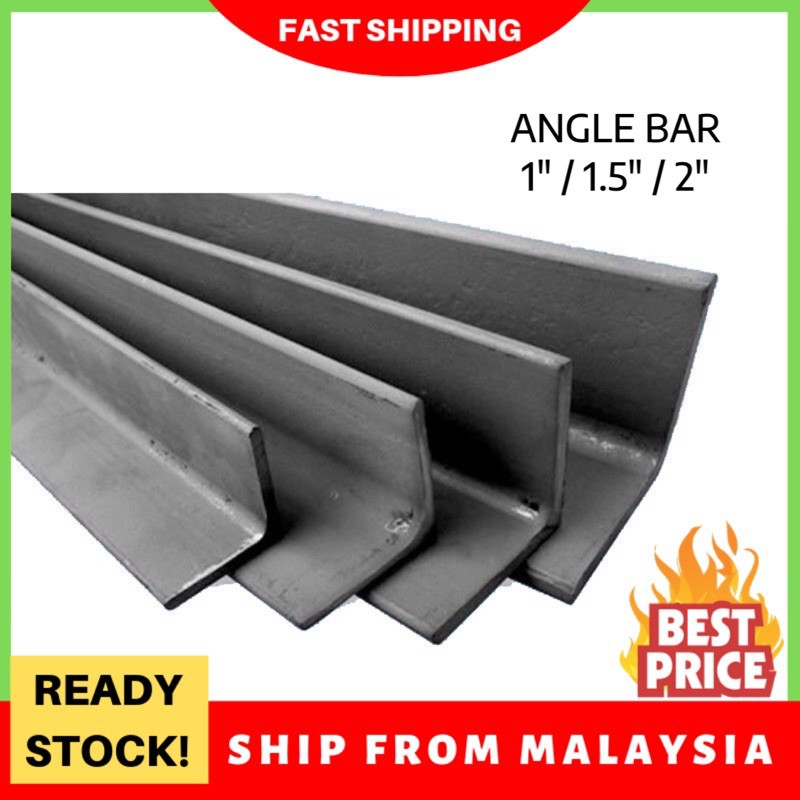 ANGLE BAR MILD STEEL SIZE 1"/1.5"/2" ( BESI ) Shopee Singapore