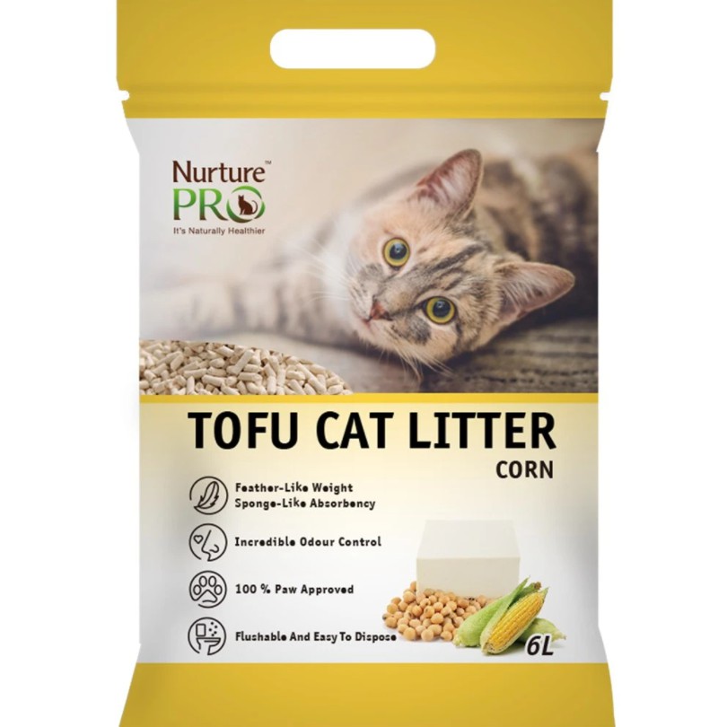PROMO - Nurture Pro Tofu Cat Litter - Corn (6 Liter) | Shopee Singapore