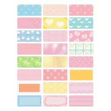 thumbnail image 2 of 50 Or 100 Waterproof Kids Name Labels / Stickers For School - Personalised, Flag Theme 2 of 4