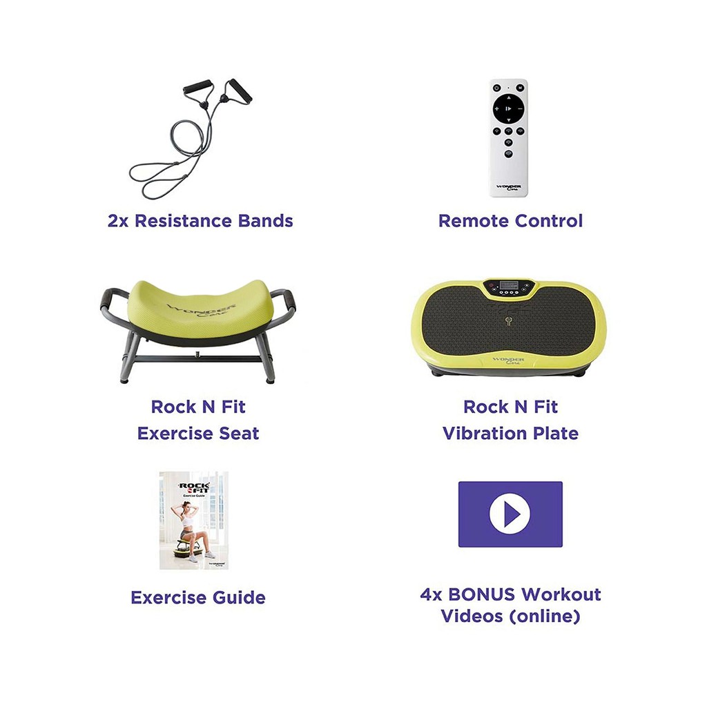 JML Official WonderCore Rock N Fit Vibration Shaper Easy Exercise Machine Shopee Singapore