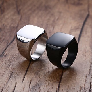 Mens black hot sale fashion rings