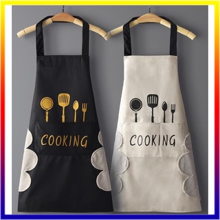 Apron Sleeveless Wipe Hand Cartoon Rabbit Women Apron Kitchen