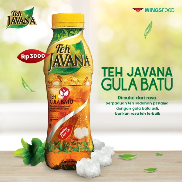 Teh Javana Gula Batu Botol 350 ml x5 - Gambar 2