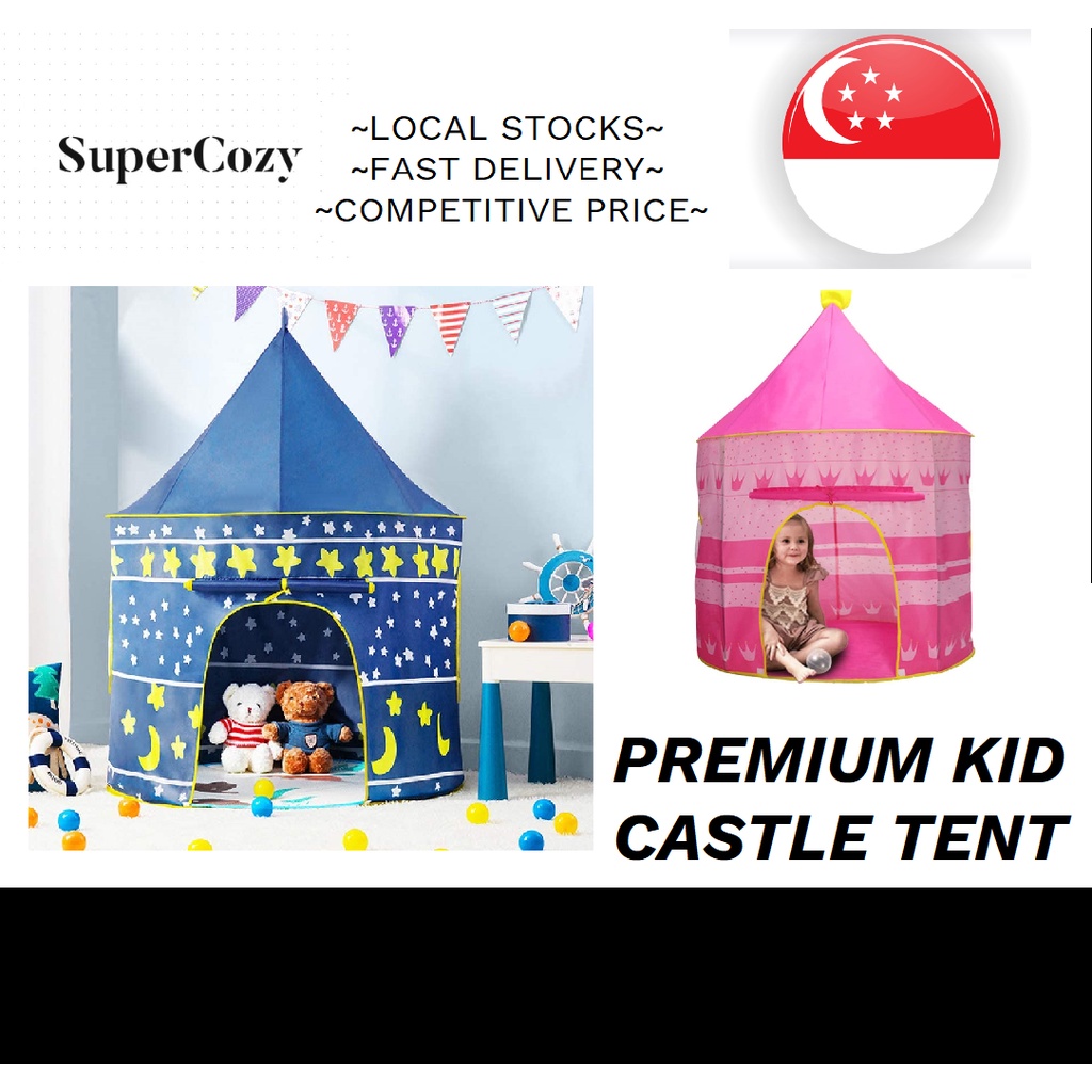?CHEAPEST!!!? Kids play Tent Children Castle Hut design