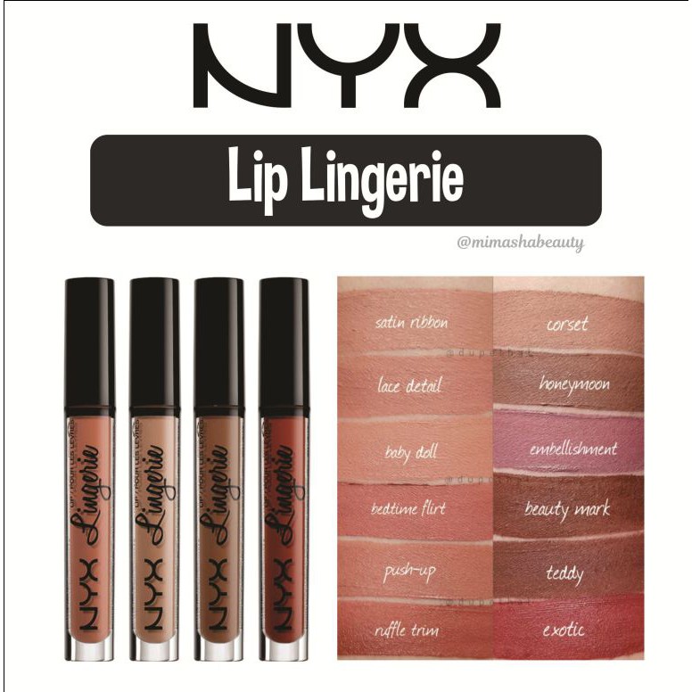 NYX Lip Lingerie Matte Liquid Lipstick - Ruffle Trim
