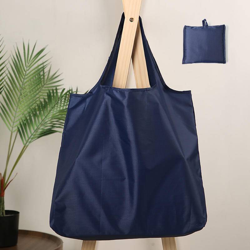 Foldable Shoppping Bag Lady Oxford Cloth Unisex Reusable Tote Pouches ...