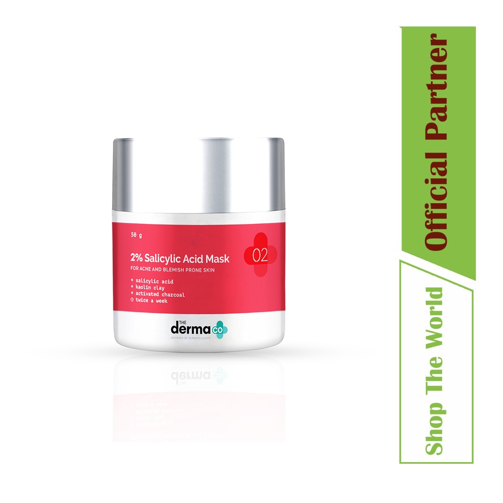 The Derma Co Blemish Treatment & Skin Toning 2 Salicylic Acid Clay